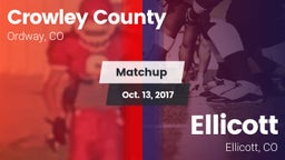 Matchup: Crowley County vs. Ellicott  2017
