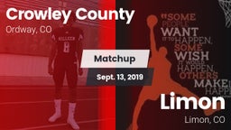 Matchup: Crowley County vs. Limon  2019