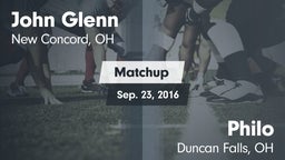 Matchup: John Glenn vs. Philo  2016