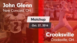 Matchup: John Glenn vs. Crooksville  2016