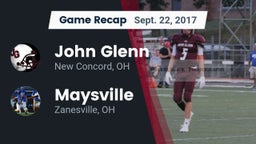 Recap: John Glenn  vs. Maysville  2017