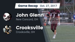 Recap: John Glenn  vs. Crooksville  2017