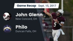 Recap: John Glenn  vs. Philo  2017