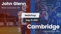 Matchup: John Glenn vs. Cambridge  2018