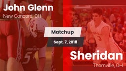 Matchup: John Glenn vs. Sheridan  2018