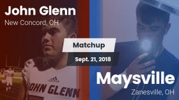 Matchup: John Glenn vs. Maysville  2018