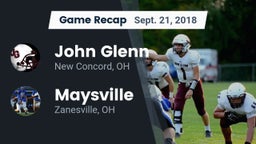Recap: John Glenn  vs. Maysville  2018