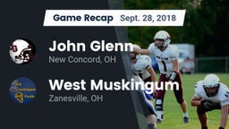 Recap: John Glenn  vs. West Muskingum  2018