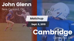 Matchup: John Glenn vs. Cambridge  2019