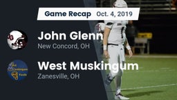 Recap: John Glenn  vs. West Muskingum  2019