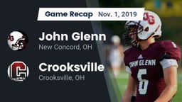 Recap: John Glenn  vs. Crooksville  2019