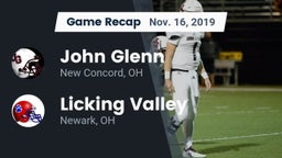 Recap: John Glenn  vs. Licking Valley  2019