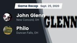 Recap: John Glenn  vs. Philo  2020