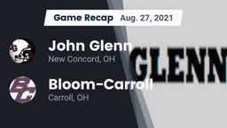 Recap: John Glenn  vs. Bloom-Carroll  2021