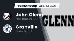 Recap: John Glenn  vs. Granville  2021