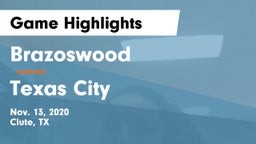 Brazoswood  vs Texas City  Game Highlights - Nov. 13, 2020