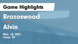Brazoswood  vs Alvin  Game Highlights - Nov. 18, 2021