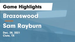 Brazoswood  vs Sam Rayburn  Game Highlights - Dec. 28, 2021
