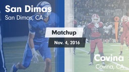 Matchup: San Dimas High vs. Covina  2016