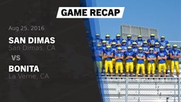 Recap: San Dimas  vs. Bonita  2016