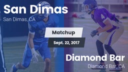Matchup: San Dimas High vs. Diamond Bar  2017