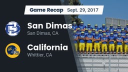 Recap: San Dimas  vs. California  2017