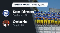 Recap: San Dimas  vs. Ontario  2017