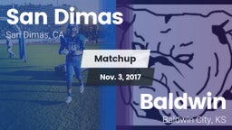 Matchup: San Dimas High vs. Baldwin  2017
