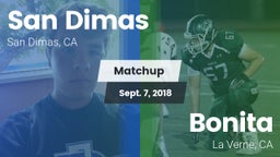 Matchup: San Dimas High vs. Bonita  2018