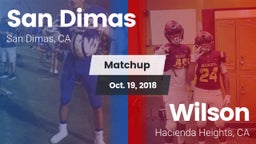 Matchup: San Dimas High vs. Wilson  2018