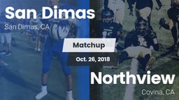 Matchup: San Dimas High vs. Northview  2018