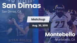 Matchup: San Dimas High vs. Montebello  2019