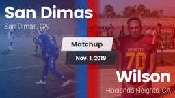 Matchup: San Dimas High vs. Wilson  2019