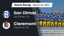 Recap: San Dimas  vs. Claremont  2021