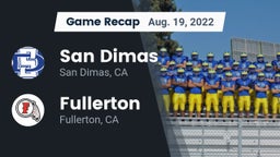 Recap: San Dimas  vs. Fullerton  2022