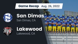 Recap: San Dimas  vs. Lakewood  2022
