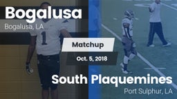 Matchup: Bogalusa vs. South Plaquemines  2018