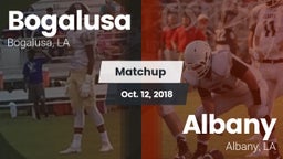 Matchup: Bogalusa vs. Albany  2018