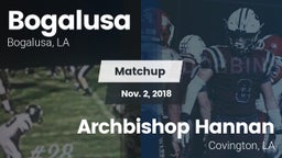 Matchup: Bogalusa vs. Archbishop Hannan  2018