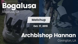 Matchup: Bogalusa vs. Archbishop Hannan  2019