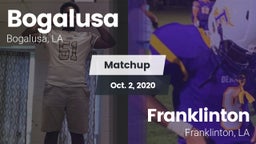 Matchup: Bogalusa vs. Franklinton  2020