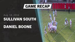 Recap: Sullivan South  vs. Daniel Boone  2016