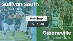 Matchup: Sullivan South vs. Greeneville  2017