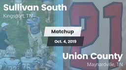 Matchup: Sullivan South vs. Union County  2019
