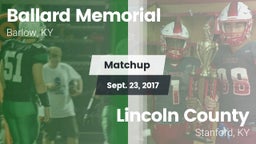 Matchup: Ballard Memorial vs. Lincoln County  2017