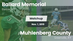 Matchup: Ballard Memorial vs. Muhlenberg County  2019