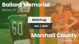 Matchup: Ballard Memorial vs. Marshall County  2020