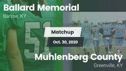 Matchup: Ballard Memorial vs. Muhlenberg County  2020