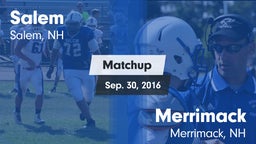 Matchup: Salem vs. Merrimack  2016