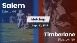 Matchup: Salem vs. Timberlane  2018